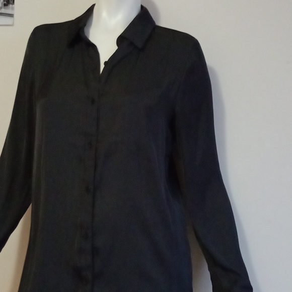 S Lustrous Black buttoned up shirt Be Cool - Picture 3 of 11